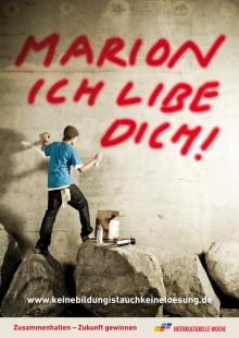 IKW 2011: Postkarte "Marion Ich libe dich"